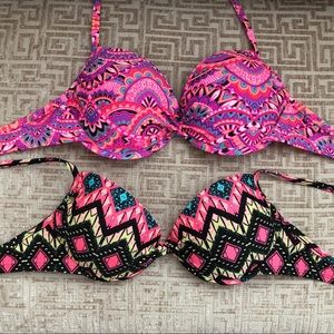 Two for one! Cute swimsuit tops!